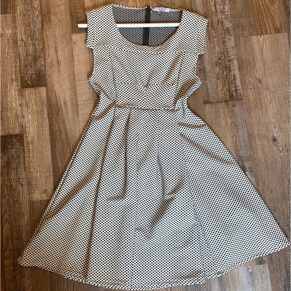 Expected by lilac clothing maternity polkadot dress